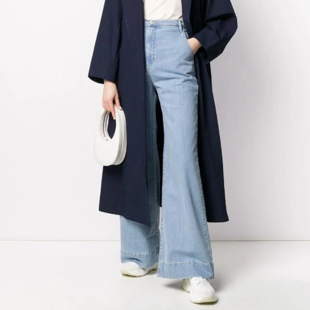 KATHARINE HAMNETT ANITA HIGH RISE FLARE JEANS (27)